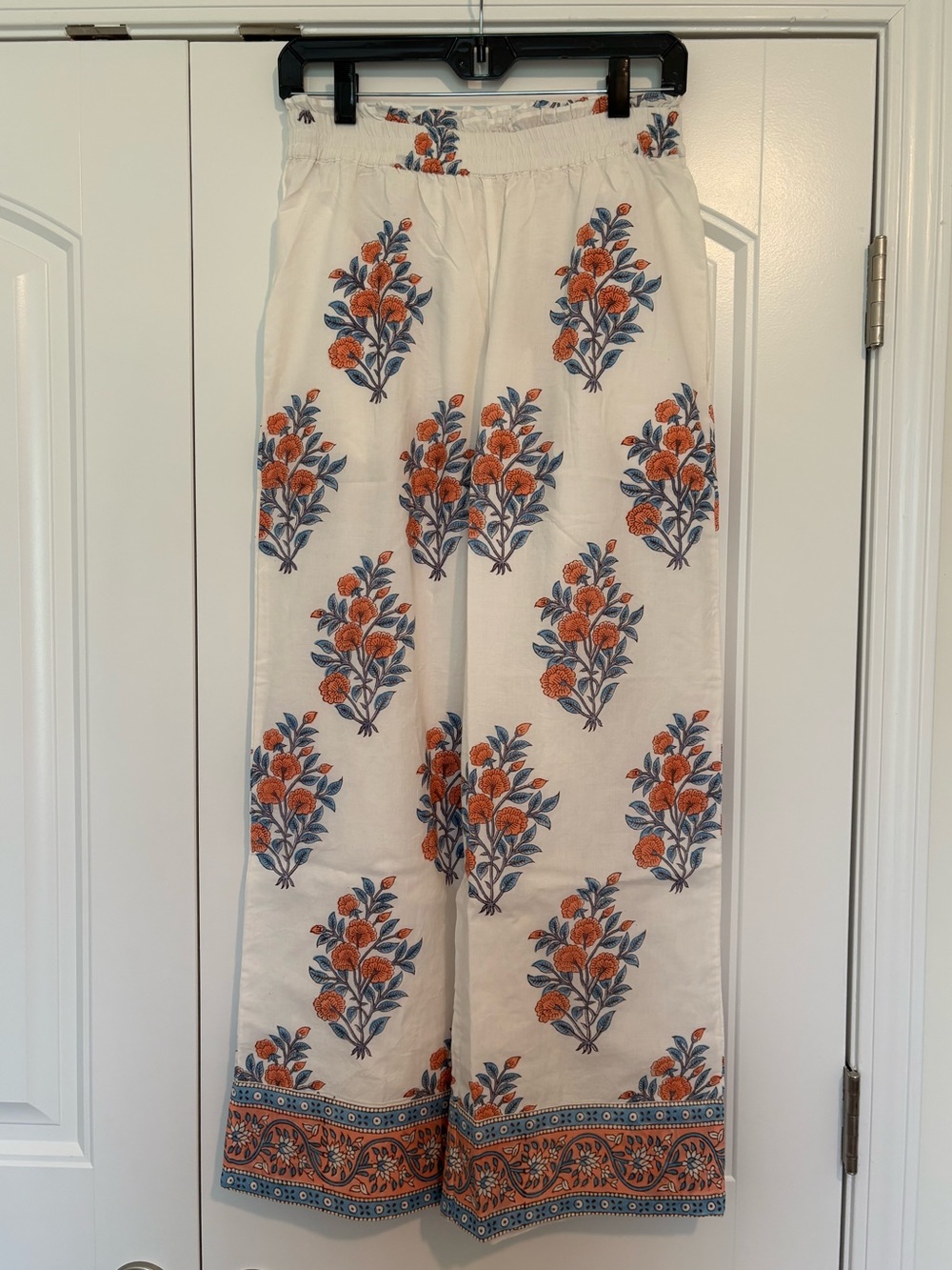 NWT Marea Liz Joy Mia Pant Small Floral Bouquet Elastic Pants - Picture 8 of 9